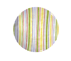 Oxnard Striped Fall Plate
