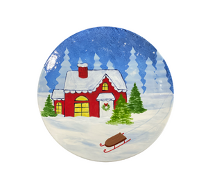 Oxnard Christmas Cabin Plate