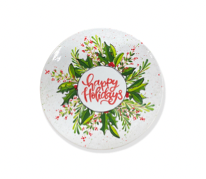 Oxnard Holiday Wreath Plate