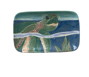 Oxnard Swimming Turtle Plate
